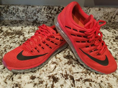 NIKE AIR MAX 2016 University Red Black 806771-601 Mens Sz 10 Nice Running  Shoes | eBay