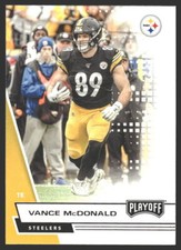 Vance McDonald #46 2020 Panini Playoff Pittsburgh Steelers