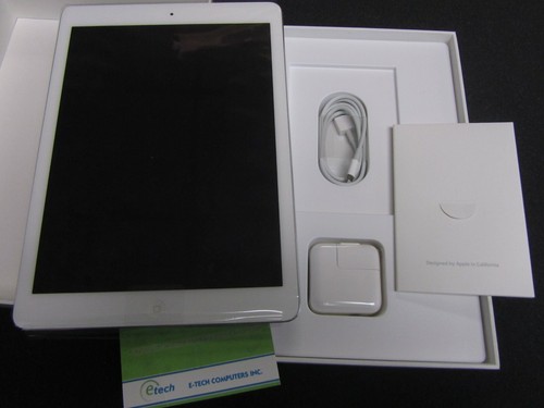 Apple iPad Air 9.7" Tablet 32GB With Wi-Fi - Silver, Model: A1474 MD789CL/B - Picture 3 of 6
