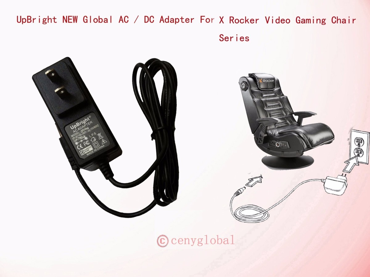 Global AC Adapter For X Rocker Pro Gaming Chair 51396 51492 51458