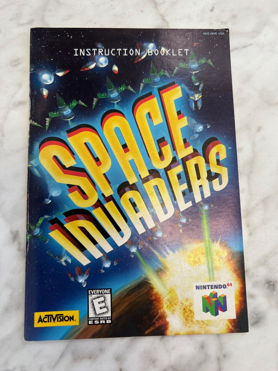 Space Invaders Nintendo 64 N64 manual only | eBay