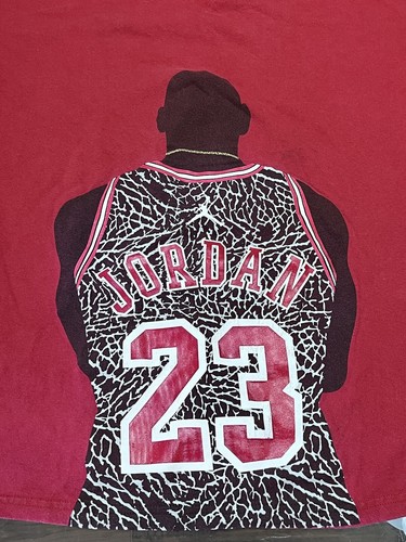 Camiseta De Colección Michael Jordan Air Jordan Hombre’s Grande Jump Man Jordan’s Bulls - Imagen 3 de 17