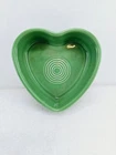 heart RAMEKIN CUP SOUFFLE BOWL 7 OZ. meadow green FIESTA