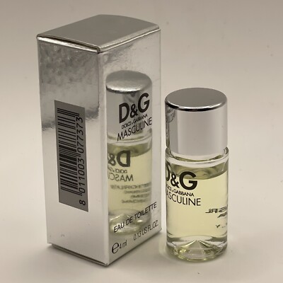 D&G Masculine MINI By Dolce & Gabbana 4ml/.13oz Men EDT Splash