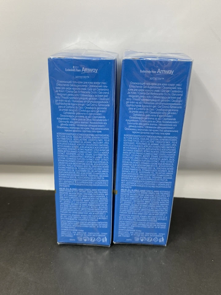 LOT of (2) SEALED Artistry Hydra-V Refreshing Eye Gel Cream 15 ML / 0.5 FL OZ - Image 2 of 3