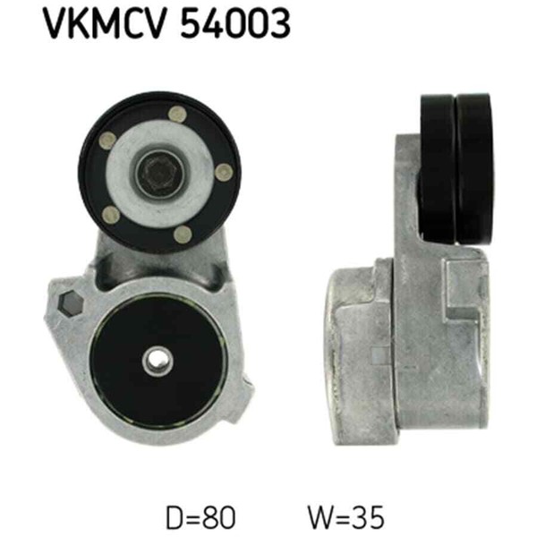 SKF Spannrolle, Keilrippenriemen Vkmcv 54003-image