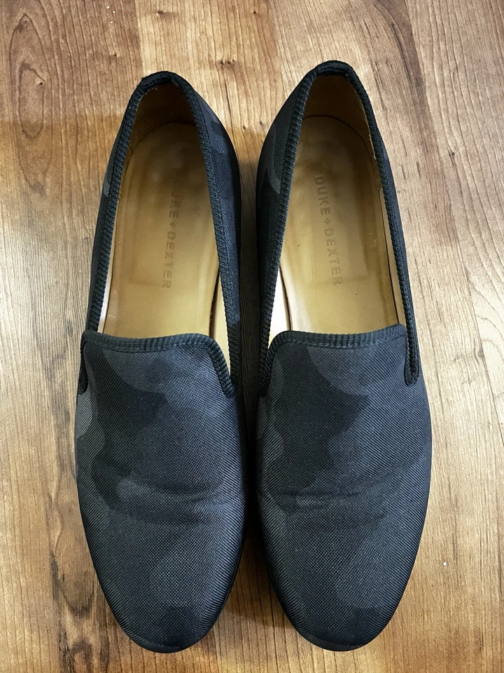 Mocasín sin cordones Duke & Dexter camuflado talla 11 para hombre, hecho a mano en Inglaterra Foto 2 de 4