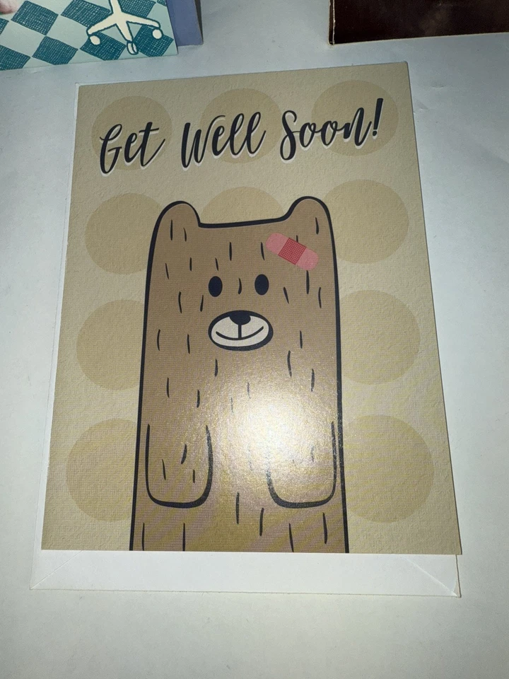 Vintage Get Well Greeting Cards Funny mixed lot of 3 - Image 2 of 4