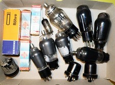 Konvolut Antike Radioröhren  Mix verschiedene Typen der 30er-50er Jahre getestet