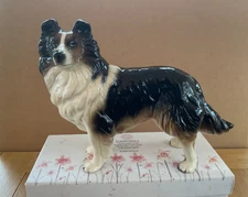 Vintage COOPERCRAFT ROUGH COLLIE  DOG 9 inch VGC