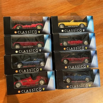 Shell Classico Collection 8 Die-Cast Ferrari Modellautos 1:43 (Boxed & Mint)