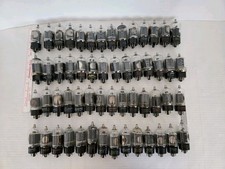 56 Mixed Radio Audio TV 4" Vacuum Tubes Untested Motorola, GE  More FREE SHIP