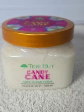 Tree Hut Candy Cane Set: Shea Sugar Scrub 18 oz New!!