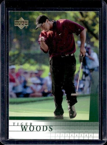 2001 Upper Deck Tiger Woods Rookie RC #1