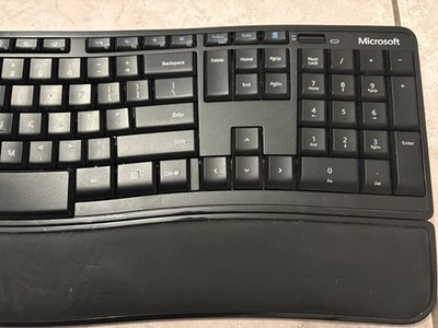 Microsoft Sculpt Comfort Ergonomic Wireless Keyboard KGR1173 Without Receiver