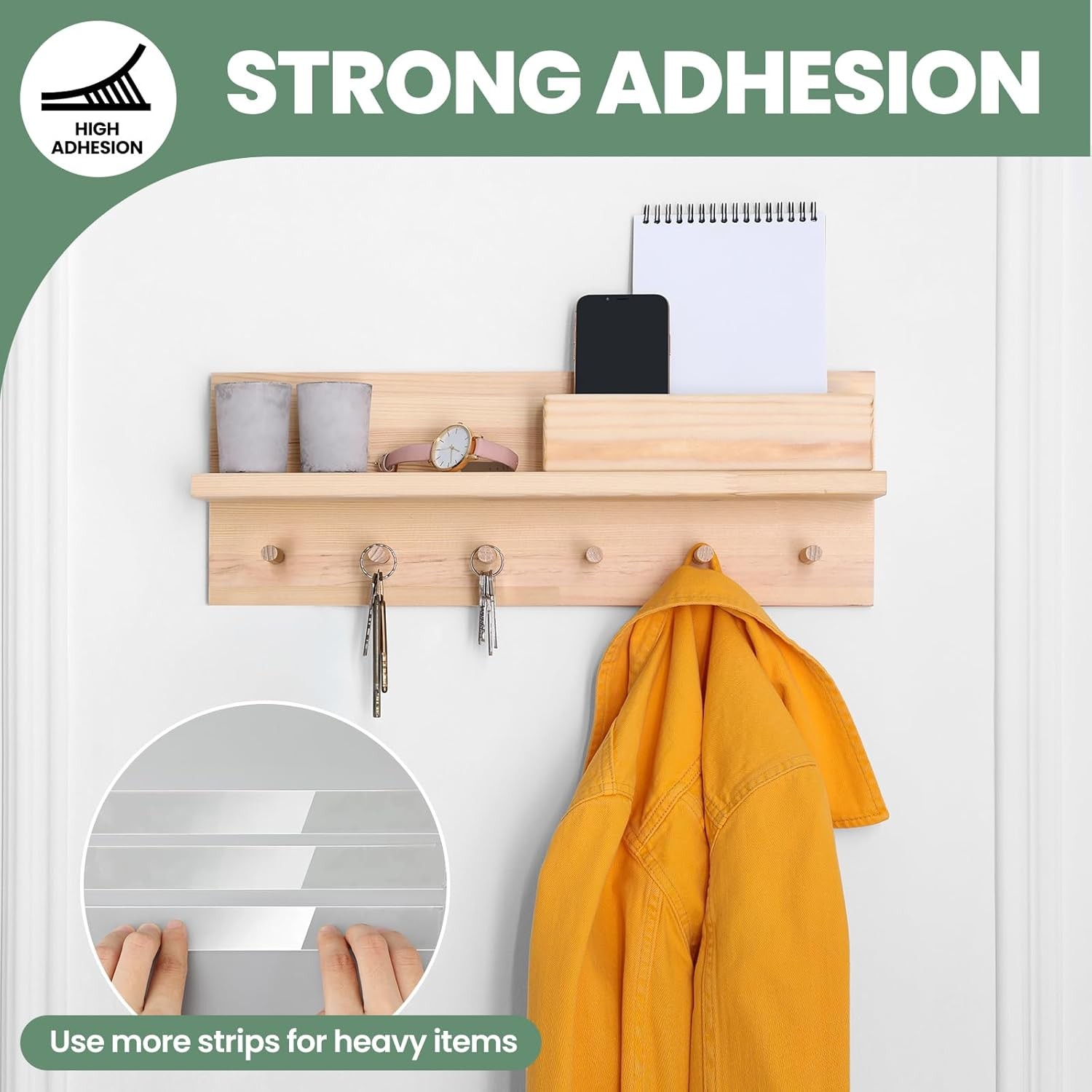 2 Sizes Heavy Duty Double Sided Nano Tape 400" – Clear, Removable, Wall & Post