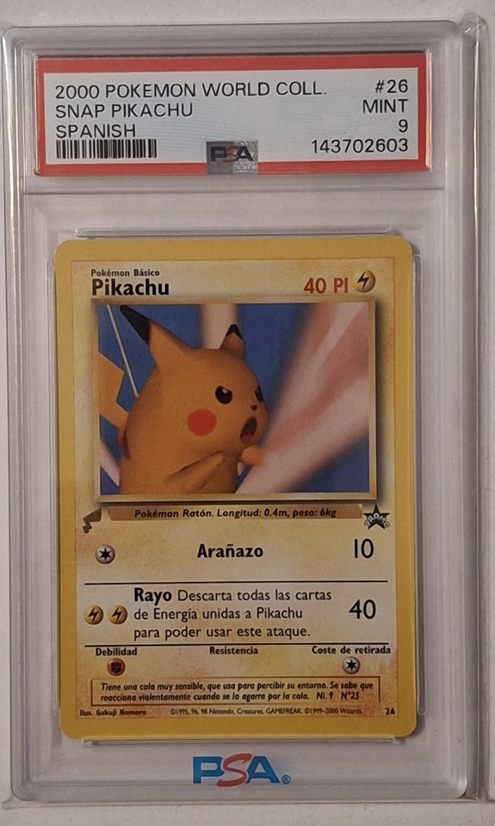 pokemon snap pikachu card Pikachu (SNAP Promo) 26/53 Wotc Promo Regular for sale online