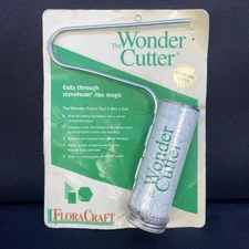 FloraCraft Wonder Cutter Hot Wire Styrofoam Cutter Vintage New on Card