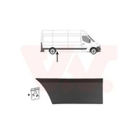 VAN Wezel Zierleiste Schutzleiste Seitenwand Rechts Passend FüR Opel Movano Rena