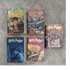 Scholastic Harry Potter Book Lot J.K. Rowling Set Goblet Fire Azkaban Phoenix — photo 1