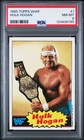 1985 Topps WWF WWE Pro Wrestling #1 Hulk Hogan RC ROOKIE HOF Yellow PSA 8 NM-MT