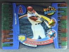 2005 Topps Hot Button Baseball #54 David Eckstein Anaheim Angels