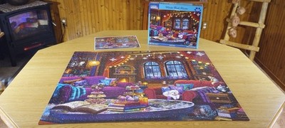 White Mountain 1000-piece puzzle (Winter Book Haven)