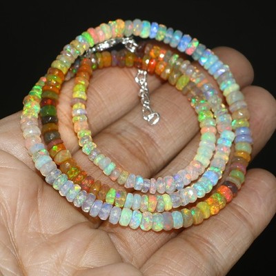 100% natural Opal Beads Rondelle Opal beads Multi-Color Opal Birthday Gift