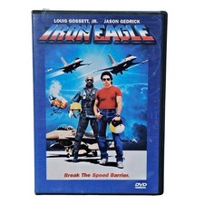 Iron Eagle DVD 1986 Louis Gossett Jr Jason Gedrick Full Screen Action Film EUC