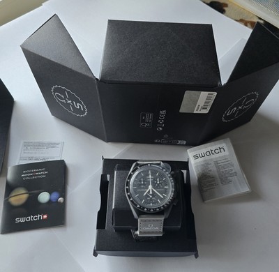 Armbanduhr Swatch Omega Bioceramic Mission to Mercury
