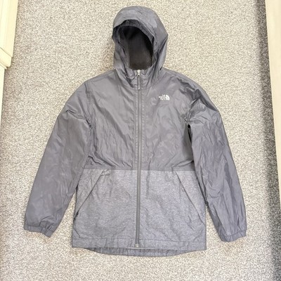 The North Face Jacke Jungen XL schwarz grau warm Sturmmantel Dryvent Fleece Line