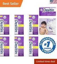 Maximum Strength Diaper Rash Cream - 6 Full Size 2oz Tubes with 40 Zinc Oxide