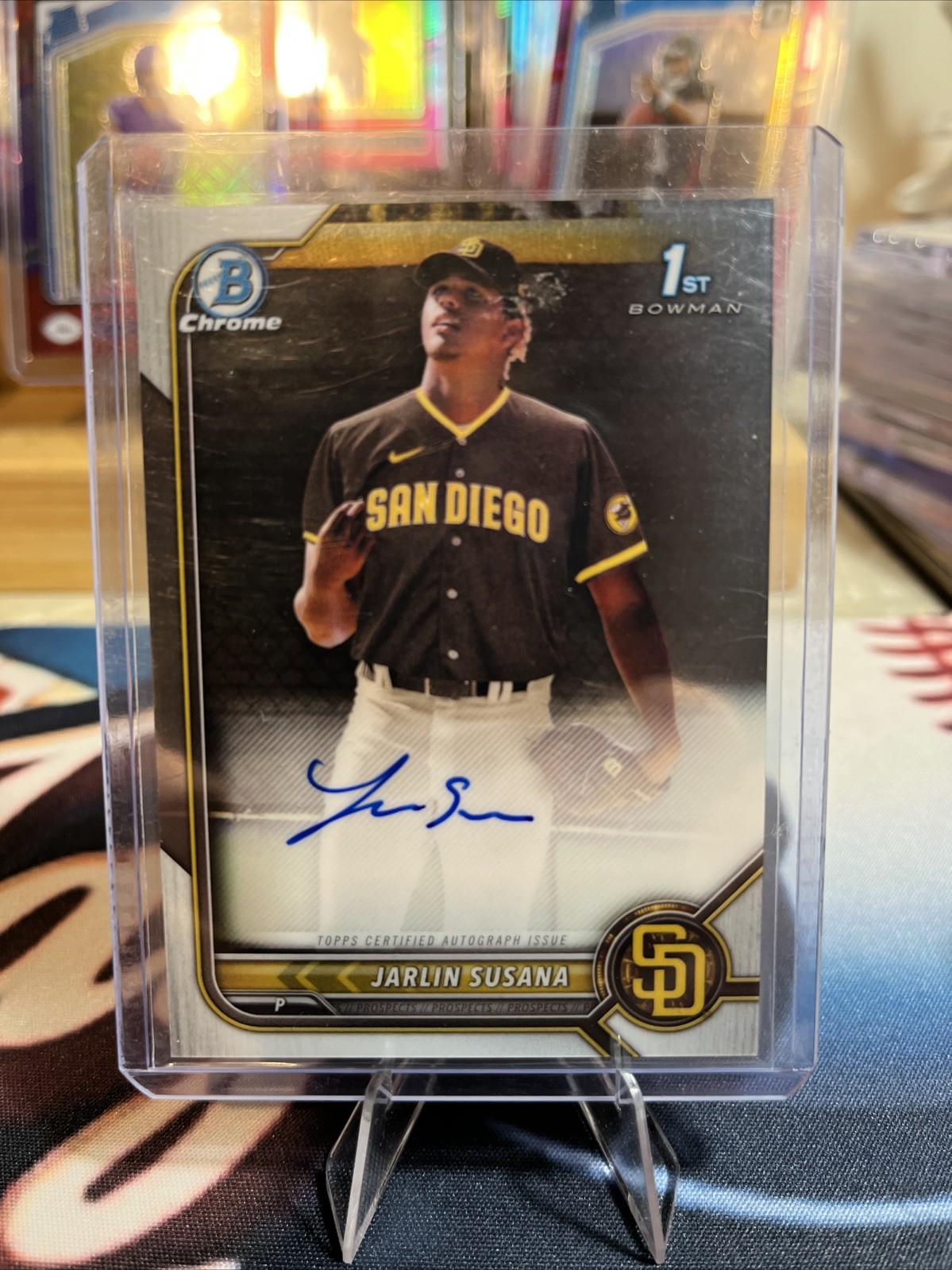 2022 Bowman Chrome Jarlin Susana Auto 1st Bowman Chrome Auto #CPA-JSA