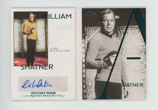 2024 Leaf History Book  A List Magazine Platinum William Shatner 1/5 Auto