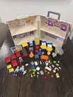 Playmobil Take Along Doll House W/ People,  Furniture, & Accessories - VTG