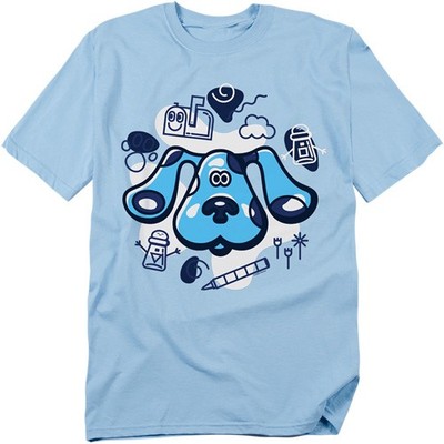 BLUES CLUES AND FRIENDS Licensed Adult Men's Graphic Tee Shirt SM-3XL