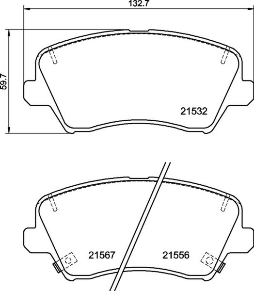 Brembo Bremsbelagsatz Scheibenbremse Prime P 30 123 FüR Hyundai I30 PDE PD Pden-image