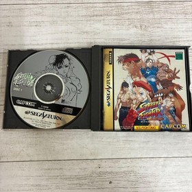 Street Fighter Collection Sega Saturn Japan CIB 1997 Capcom SFII Turbo Super JP