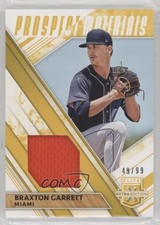 2019 Elite Extra Edition Prospect Materials Gold 49/99 Braxton Garrett s3g