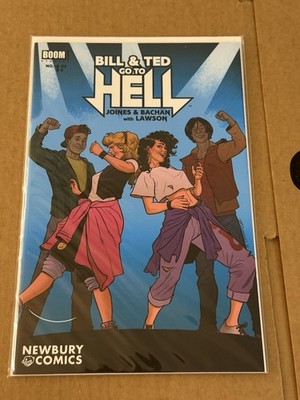 Bill & Ted Go To Hell #1 Newbury Comics Exclusive BOOM! Comics NM RARE Comic
