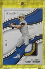 2023 Panini Immaculate Collection - Memorabilia Justin Herbert #98 2/99 (MEM)