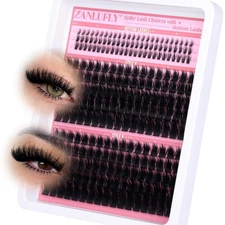 Lash Clusters with Spikes Volume Eyelash Clusters with Bottom Lashes Thick Clust