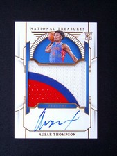 2023-24 Panini National Treasures Ausar Thompson #137 Rookie Patch Auto RPA /49