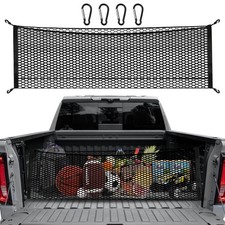 Truck Bed Cargo Net 50"x18" for Pickup - Durable Storage Organizer