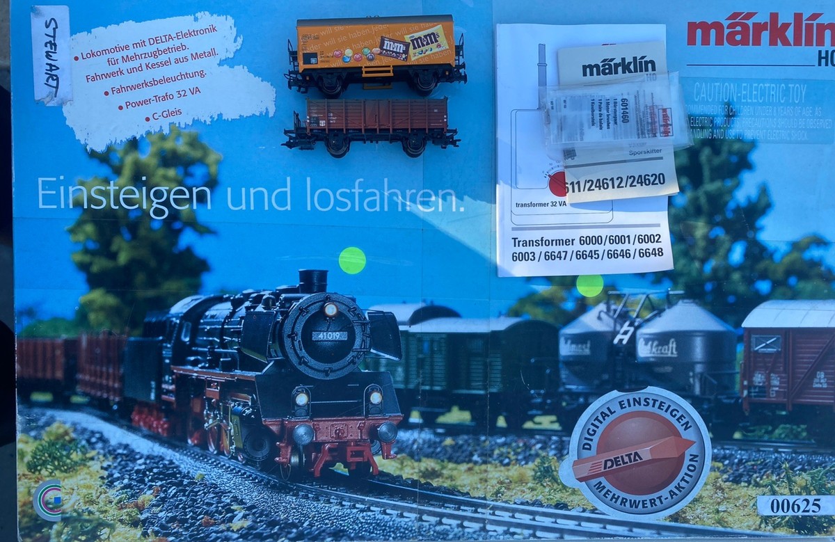 Ho Scale Marklin 00625 German Freight Train Set Locomotive Track +