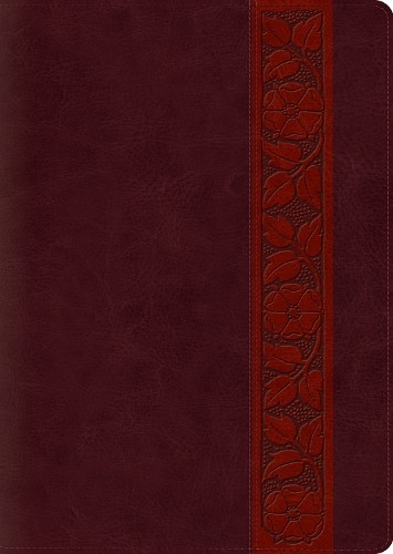 ESV Study Bible, Large Print, Thumb Indexed (TruTone, Mahogany, Trellis... - Image 3