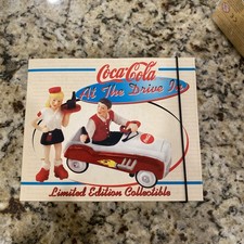 One Coca-Cola ''At The Drive In'' Limited Edition 1:24 scale Pedal car w/Figure 