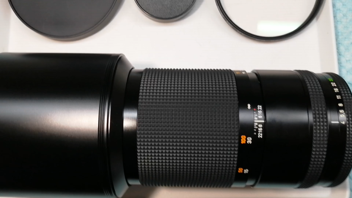 Contax Carl Zeiss Tele Tessar 300mm f/4 MMJ Lens [Near Mint,Tested