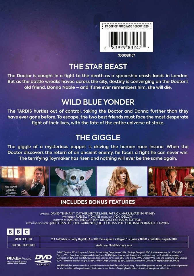 Doctor Who 60th Anniversary Specials DVD  NEW - Image 4 of 4