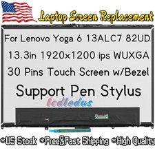 For Lenovo Yoga 6 13ALC7 82UD LCD Touch Screen W/ Bezel 13.3'' WUXGA 5D10S39766